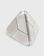 Load image into Gallery viewer, Tetra Puzzle in Brushed Stainless Steel
