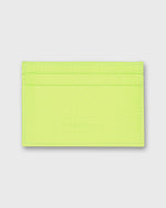 Load image into Gallery viewer, Card Holder in Fluo Yellow Leather
