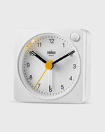 Load image into Gallery viewer, Travel Alarm Clock in White
