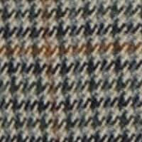 Virgil No. 4 Jacket in Navy/Spruce/Umber Cashmere Houndstooth Hopsack