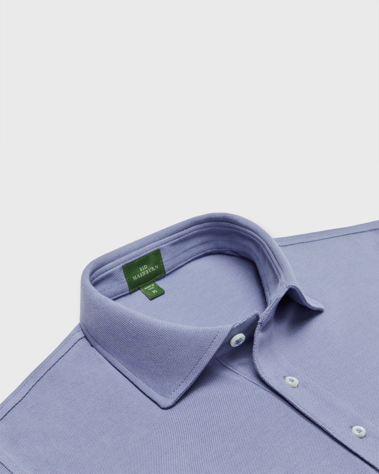 Short-Sleeved Polo in Peri Pima Pique