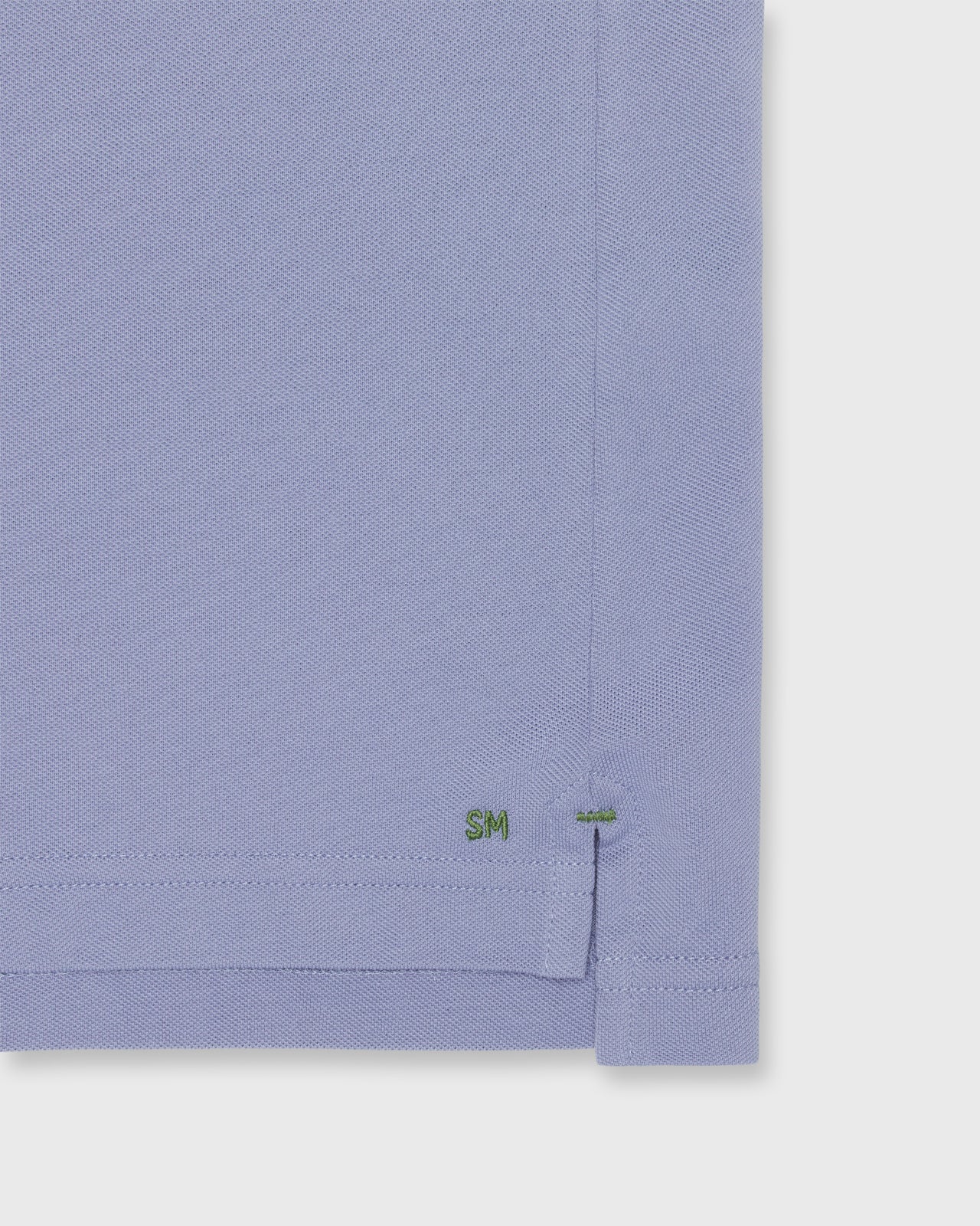 Short-Sleeved Polo in Peri Pima Pique
