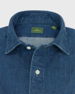 Load image into Gallery viewer, Work Shirt in Medium Wash Indigo Denim
