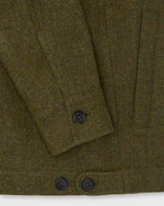 Load image into Gallery viewer, Scrambler Jacket in Olive Harris Tweed
