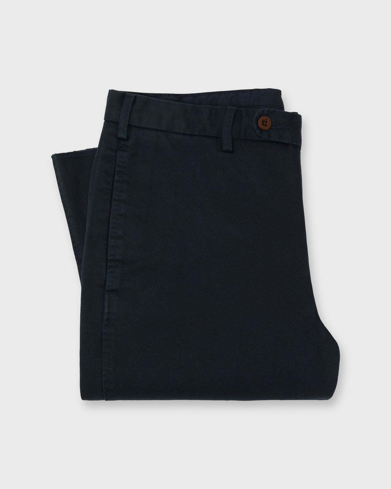 Garment-Dyed Sport Trouser in Navy High Ridge Twill