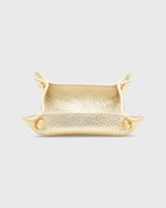 Load image into Gallery viewer, Small Square Tray in Platino Leather
