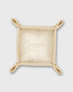Load image into Gallery viewer, Small Square Tray in Platino Leather
