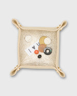 Load image into Gallery viewer, Small Square Tray in Platino Leather
