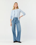 Load image into Gallery viewer, Rosie Cardigan in Heather Sky Cotton/Silk
