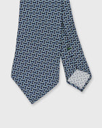 Load image into Gallery viewer, Silk Print Tie in Blue/Sky/Green Links
