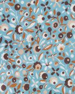 Load image into Gallery viewer, Linen Print Tie in Lovat/Brown Floral
