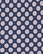 Load image into Gallery viewer, Silk Print Tie in Navy/Lilac Flower

