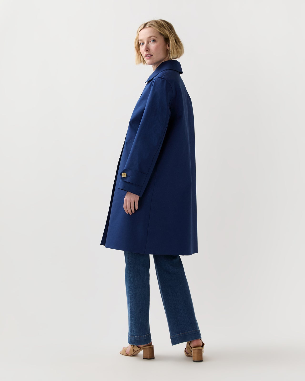 Banton Coat in Blue Depth