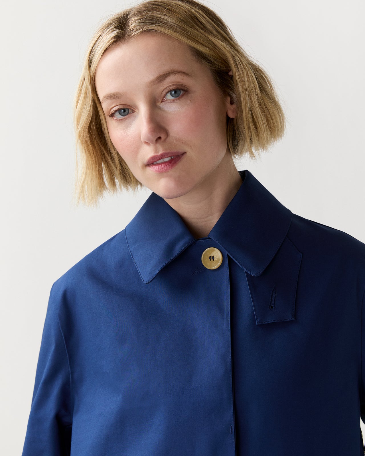 Banton Coat in Blue Depth