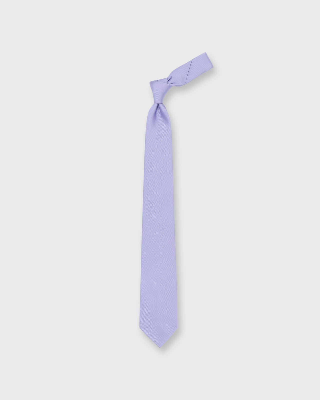Silk Woven Tie in Purple Twill