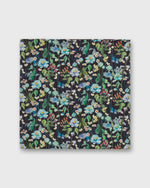Load image into Gallery viewer, Anyway Scarf in Navy/Multi Fairytale Forest Liberty Fabric
