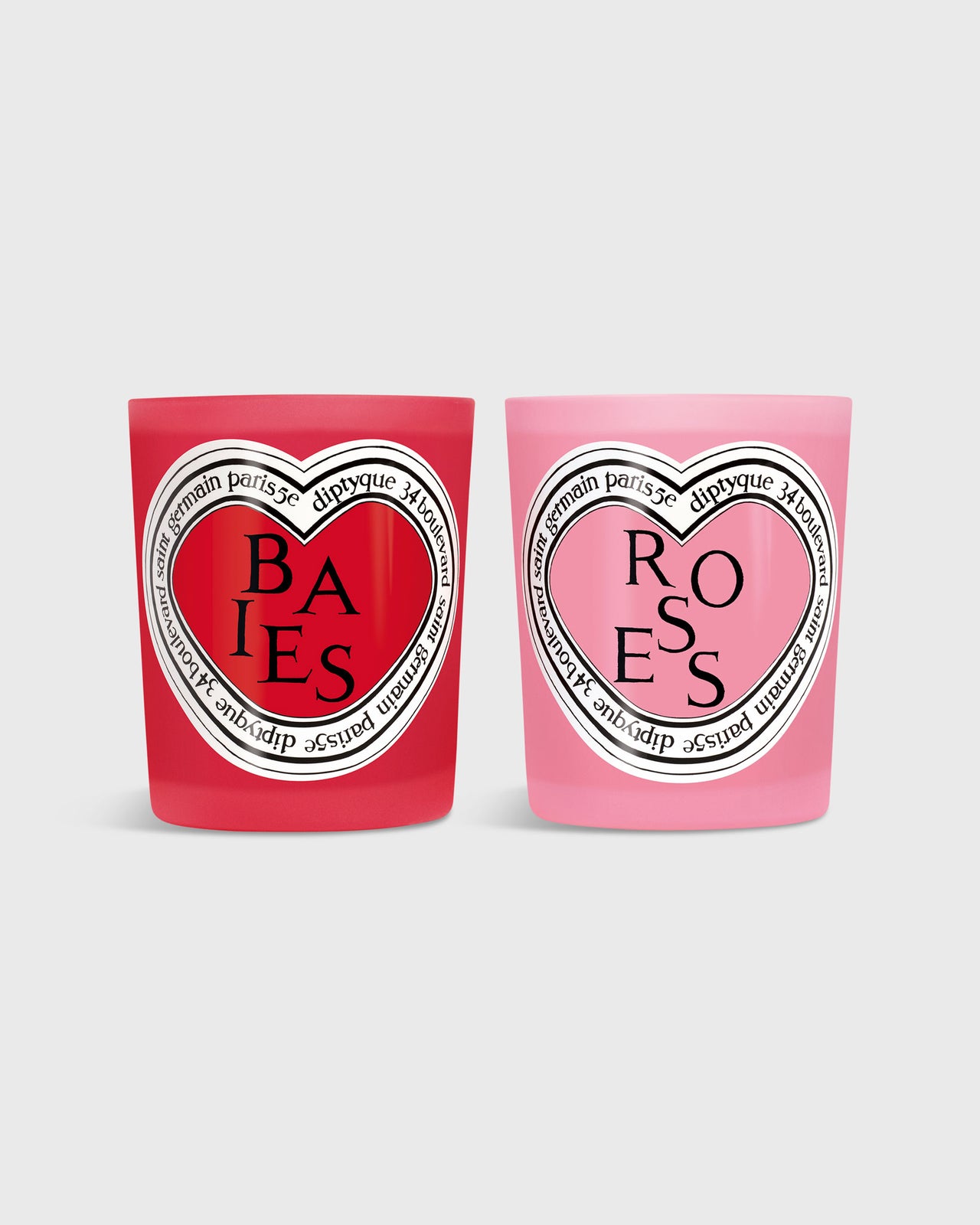 Limited Edition Candle Duo in Baies & Roses
