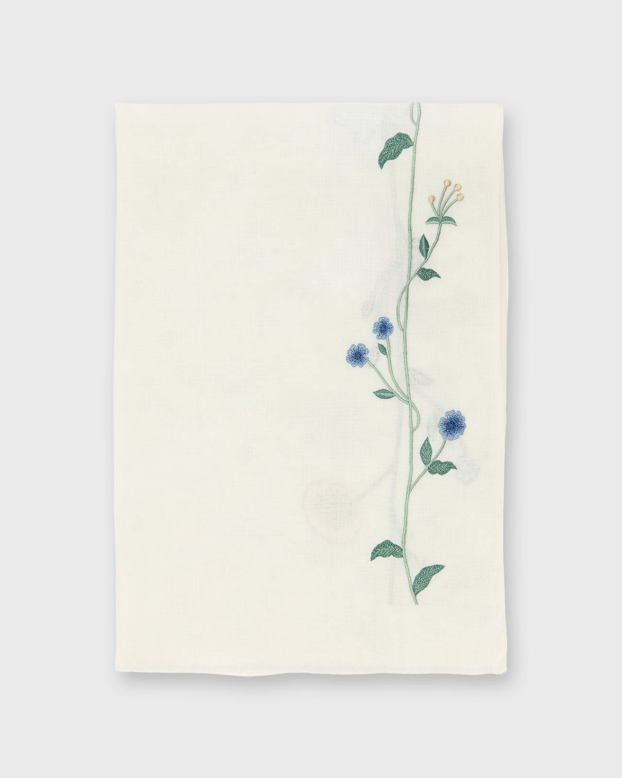 Garden Glory Scarf in Ivory