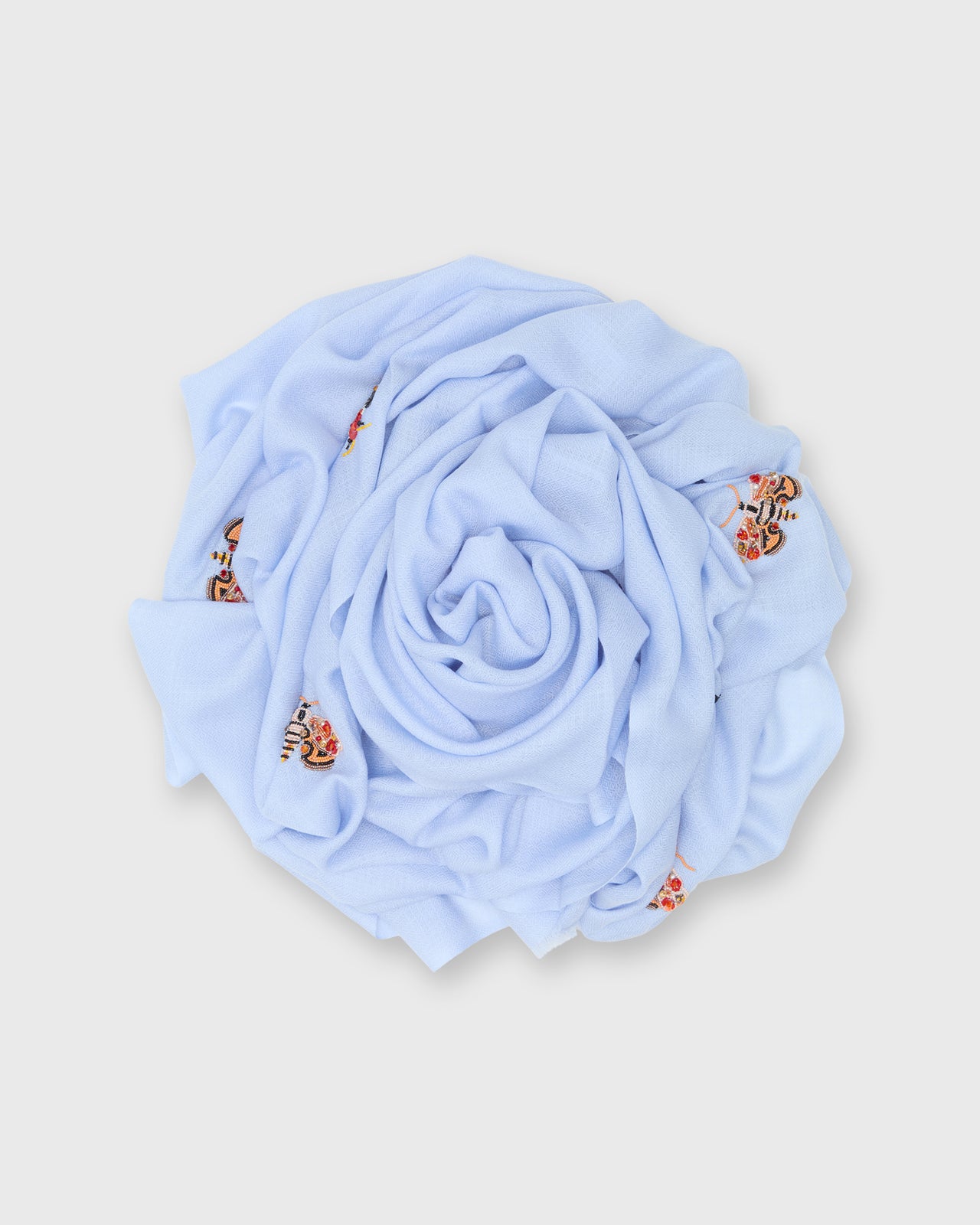 Phototaxis Scarf in Solid Light Blue
