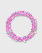 Load image into Gallery viewer, Candy Stretch Bracelets (Set of 6) in Magenta
