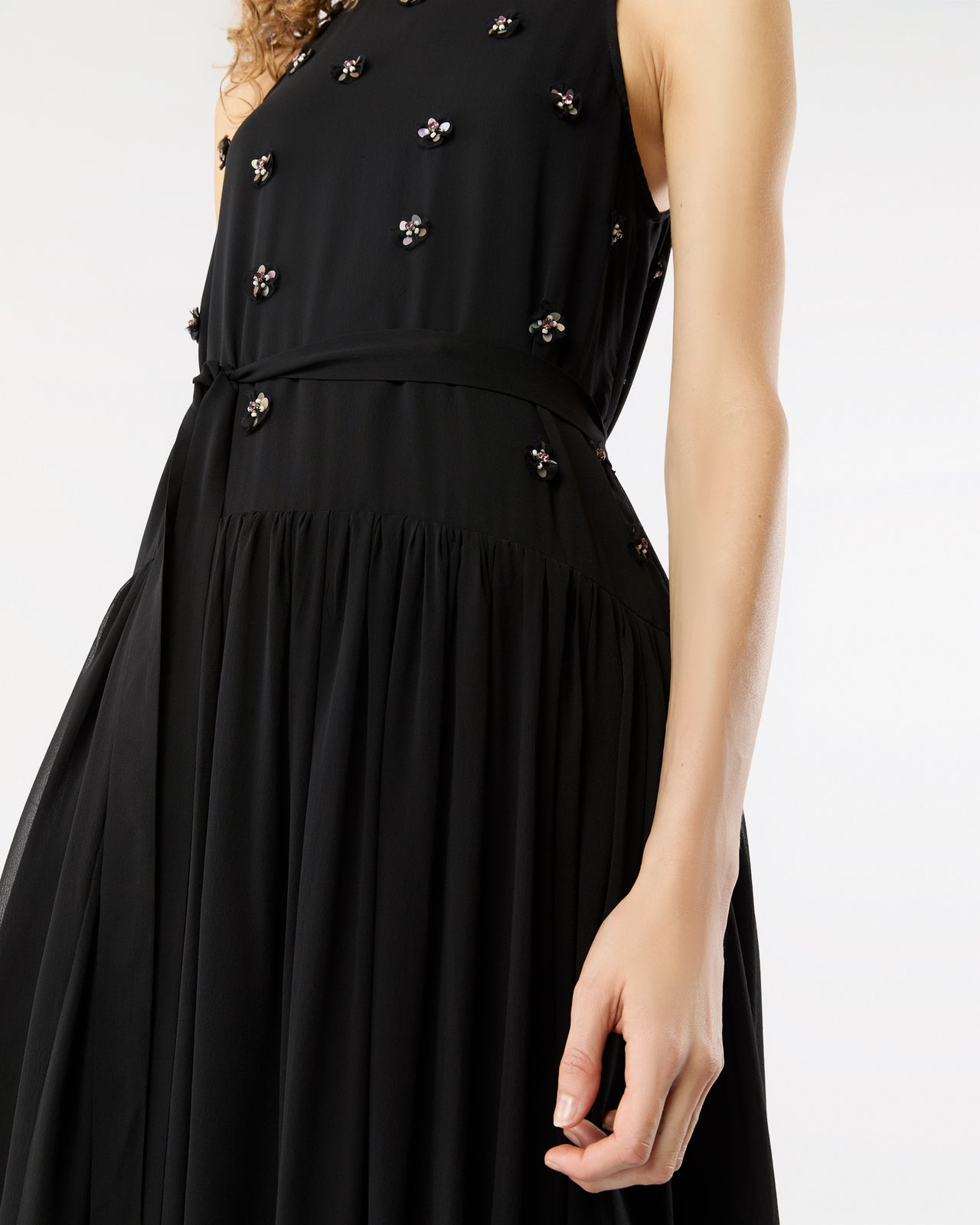 Eleni Dress in Noir