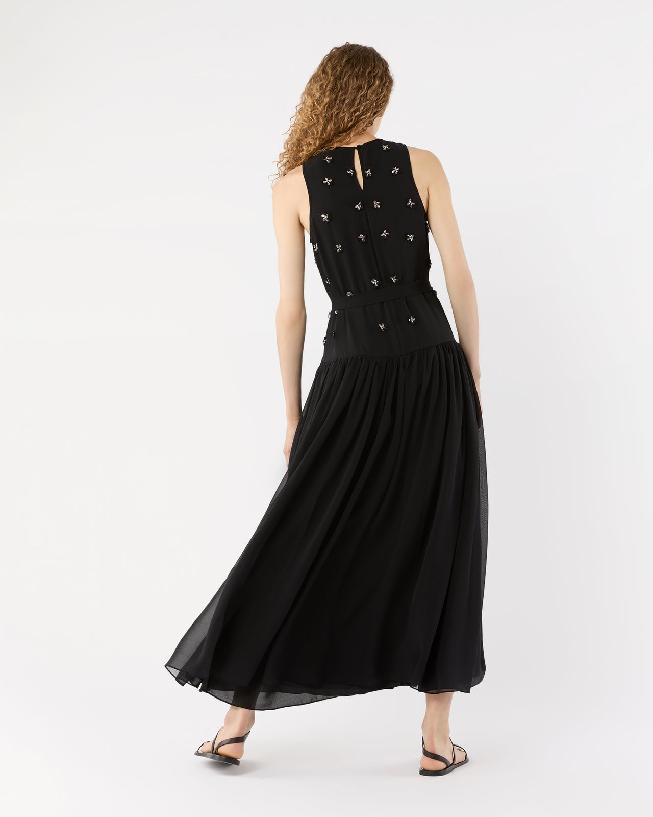 Eleni Dress in Noir