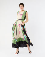 Load image into Gallery viewer, San Carlo Dress in Derby Silk Twill
