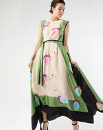 Load image into Gallery viewer, San Carlo Dress in Derby Silk Twill
