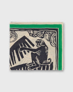 Load image into Gallery viewer, Jungle Square Scarf in Night
