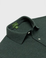 Load image into Gallery viewer, Court Polo in Heather Sea Moss Pima Pique
