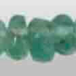 Tiny Beaded 14K Gold Necklace in Emerald