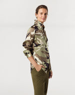 Load image into Gallery viewer, Classic Blouse in Camo Silk Charmeuse
