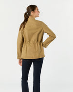 Load image into Gallery viewer, M65 Jacket in Khaki Dry Waxed Poplin
