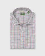 Load image into Gallery viewer, Otto Handmade Sport Shirt in Lavender/Scotch/Lovat Tattersall Twill
