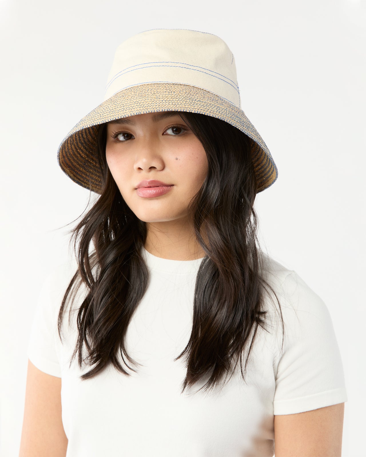 Bread Bag Hat in Cobalt