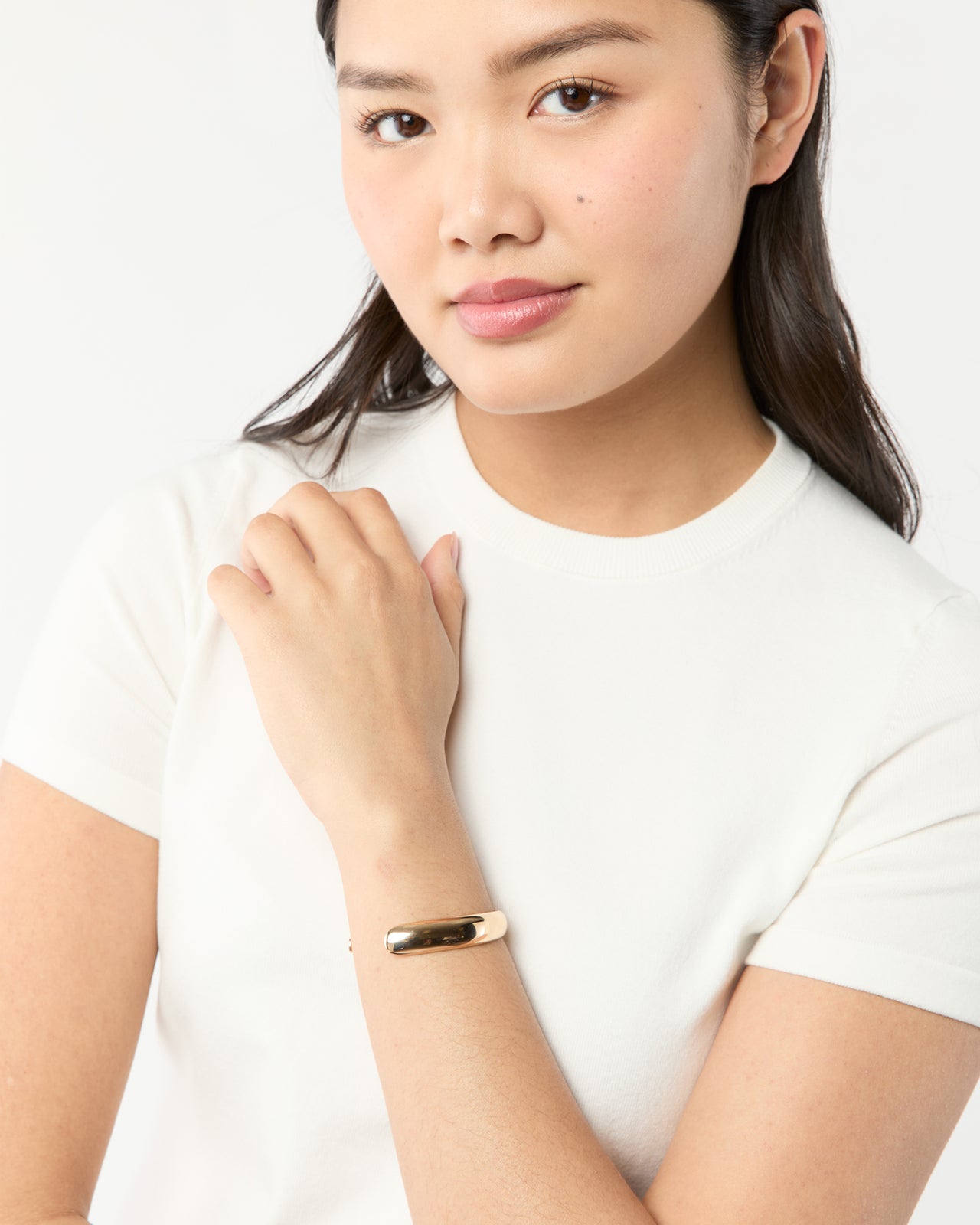 Open Cuff Bracelet in Gold