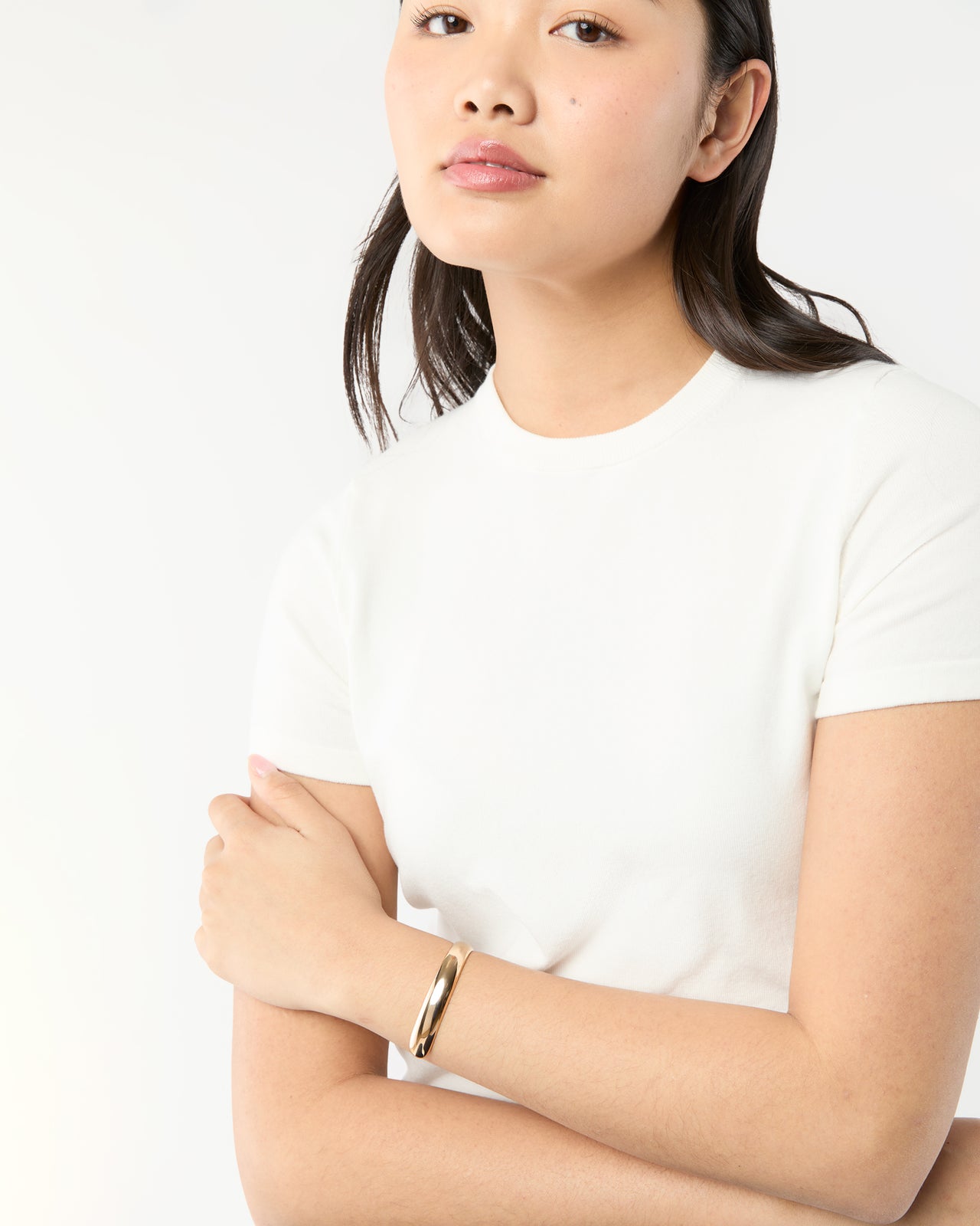 Open Cuff Bracelet in Gold