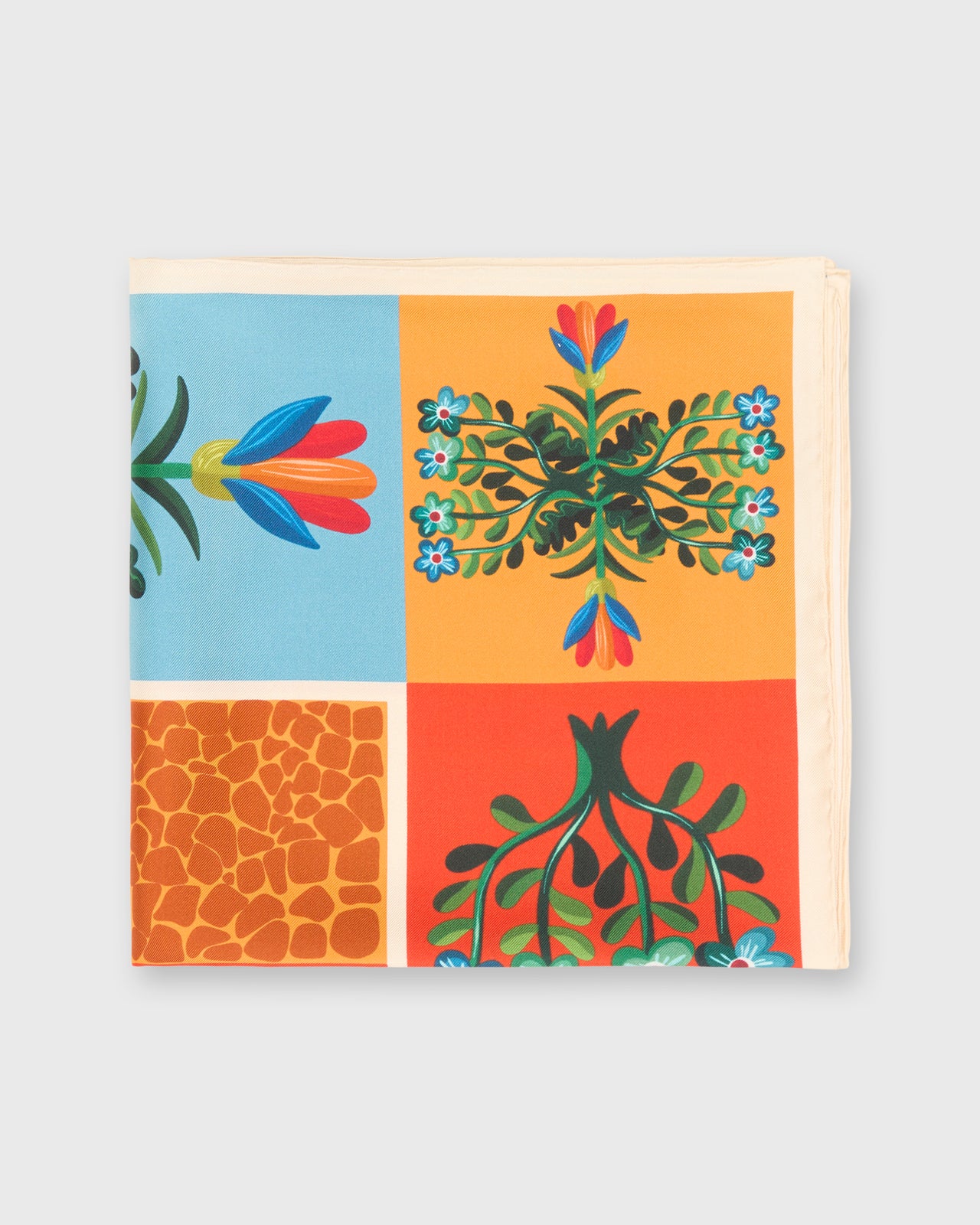 Silk Square Scarf in Mexico