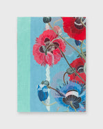 Load image into Gallery viewer, Cotton/Silk Scarf in Poppies
