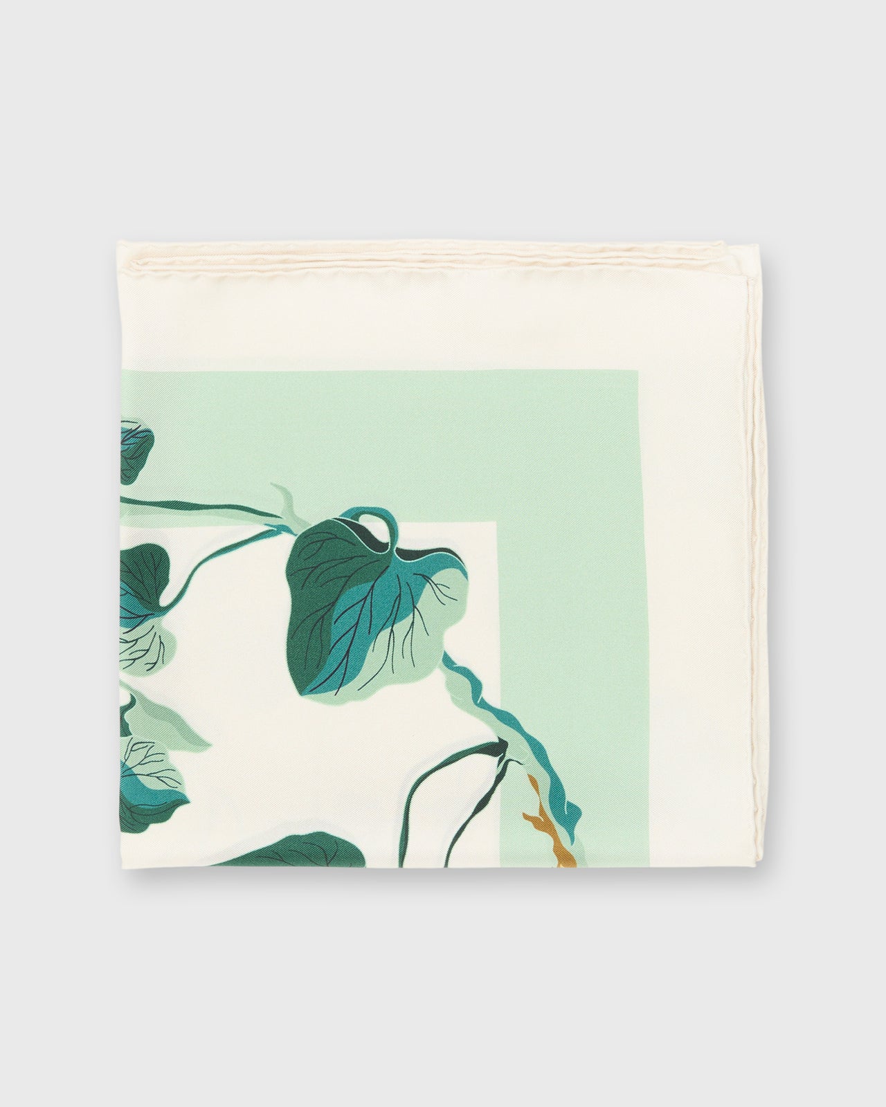Silk Square Scarf in Vines