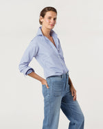Load image into Gallery viewer, Icon Shirt in Blue Bengal Stripe Poplin
