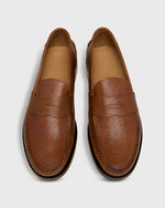Load image into Gallery viewer, Handsewn Penny Loafer in Scotch Pebble Grain Leather
