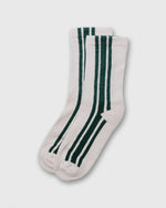 Load image into Gallery viewer, Vertical Stripe Socks in Green

