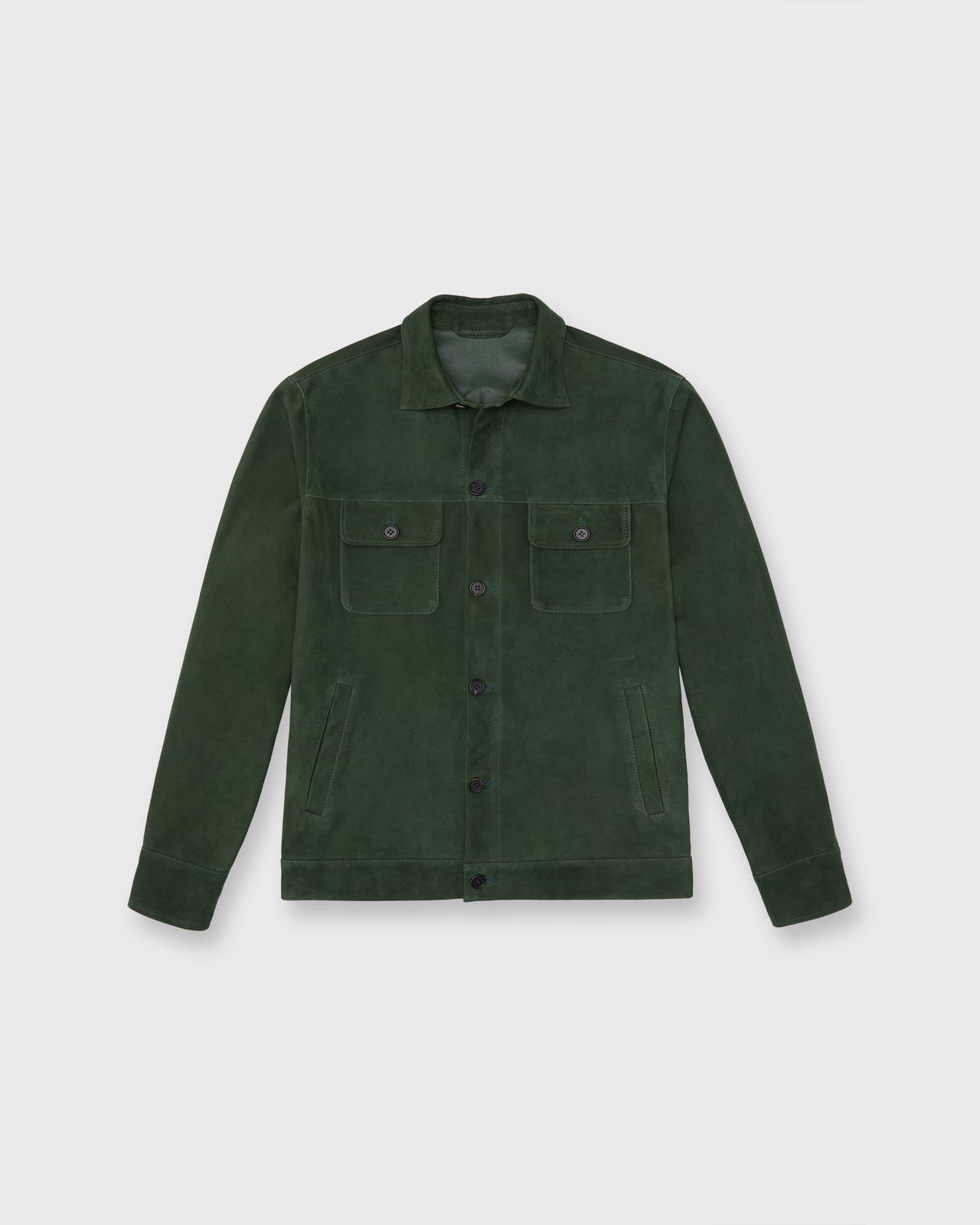 Work Jacket in Pine Suede