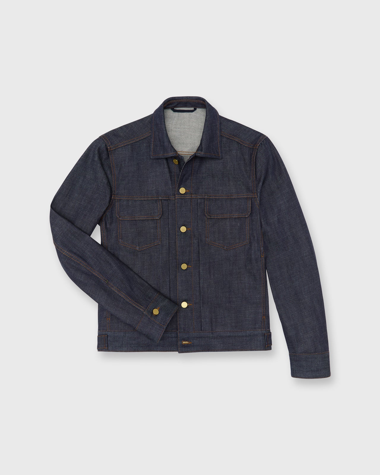 Plains Jacket in Selvedge Rigid Denim