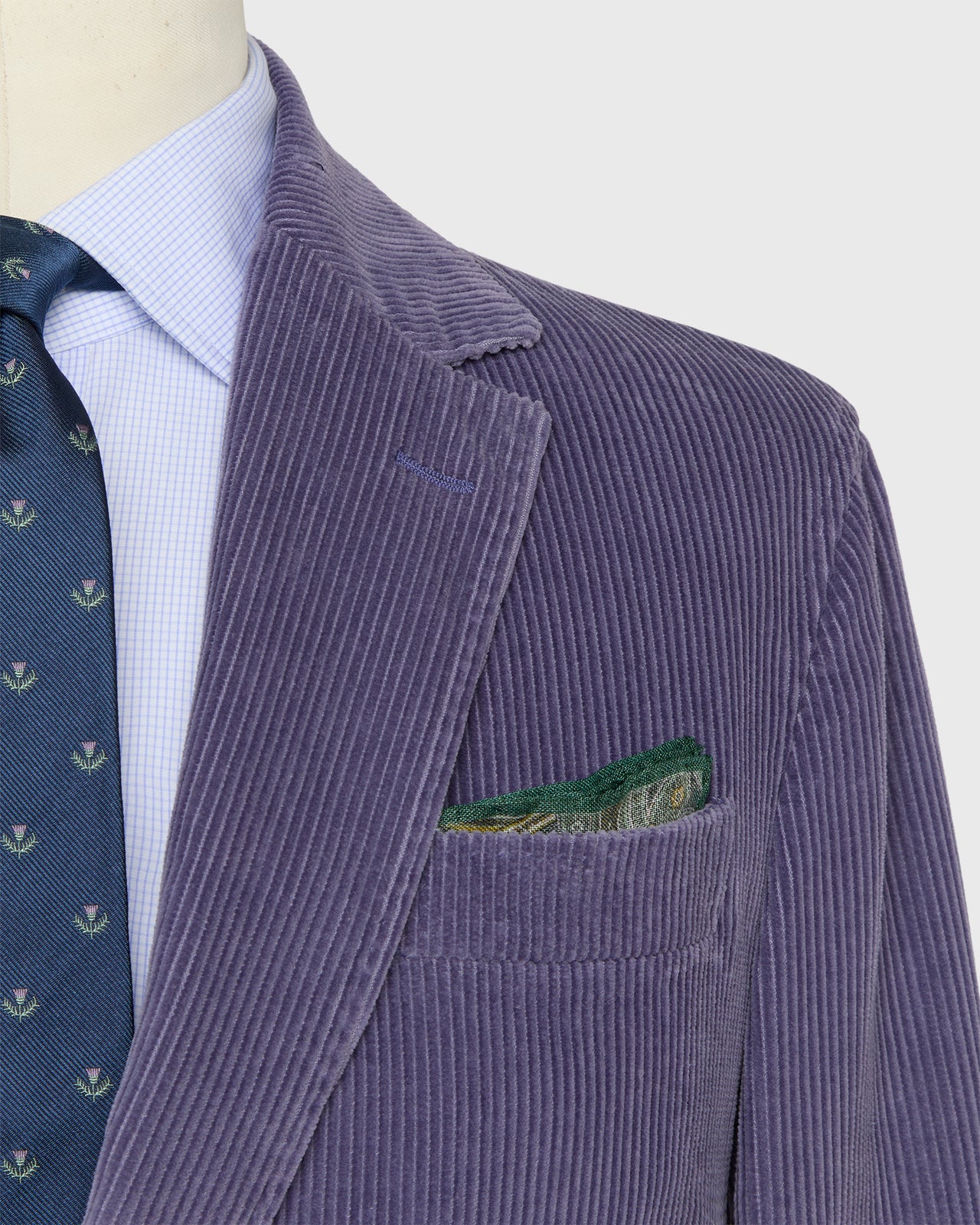 Butcher Jacket in Lavender Corduroy
