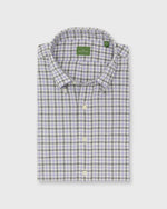 Load image into Gallery viewer, Button-Down Sport Shirt in Bone/Lavender/Grey Tattersall Twill
