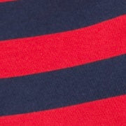 Red/Navy Stripe Pima Cotton