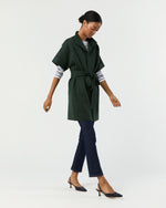 Load image into Gallery viewer, Julia Cardigan in Heather Pine Extra Fine Merino Wool
