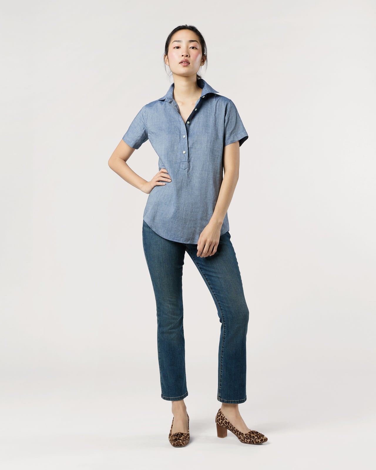 Scout Shirt in Indigo Cotolino Chambray